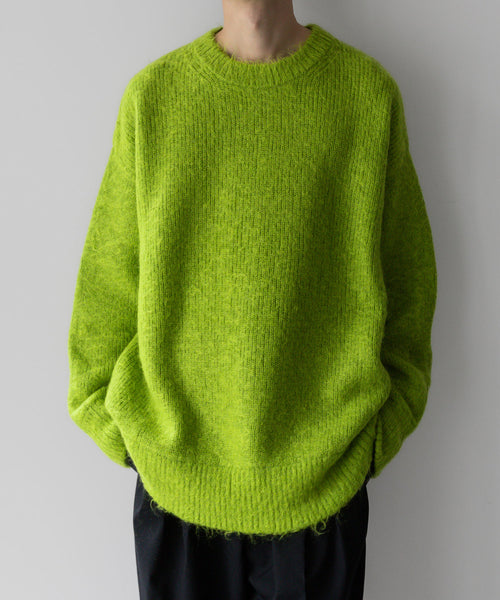 stein / シュタイン】KID MOHAIR KNIT LS - YELLOW GREEN | 公式通販