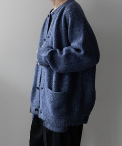 stein / シュタイン】KID MOHAIR KNIT CARDIGAN - BLUE GREY | 公式