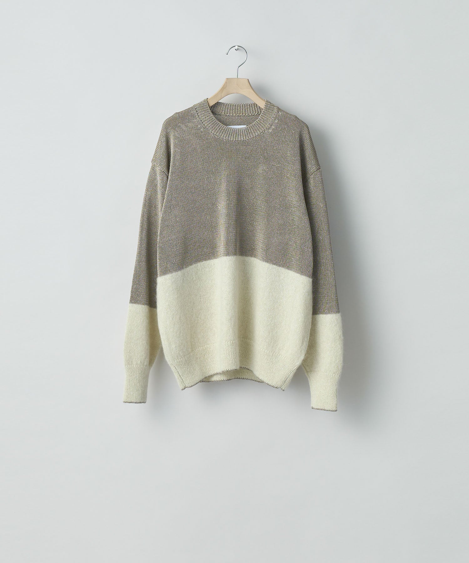 ssstein / シュタイン】MOHAIR GLITTER KNIT COMBINATION LS - OFF