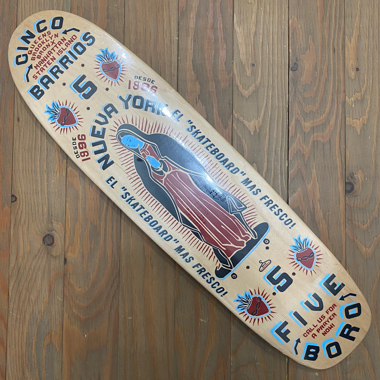 5BORO CINCO BARRIOS SMALL CRUISER DECK 7.6inch | 東京のスケート