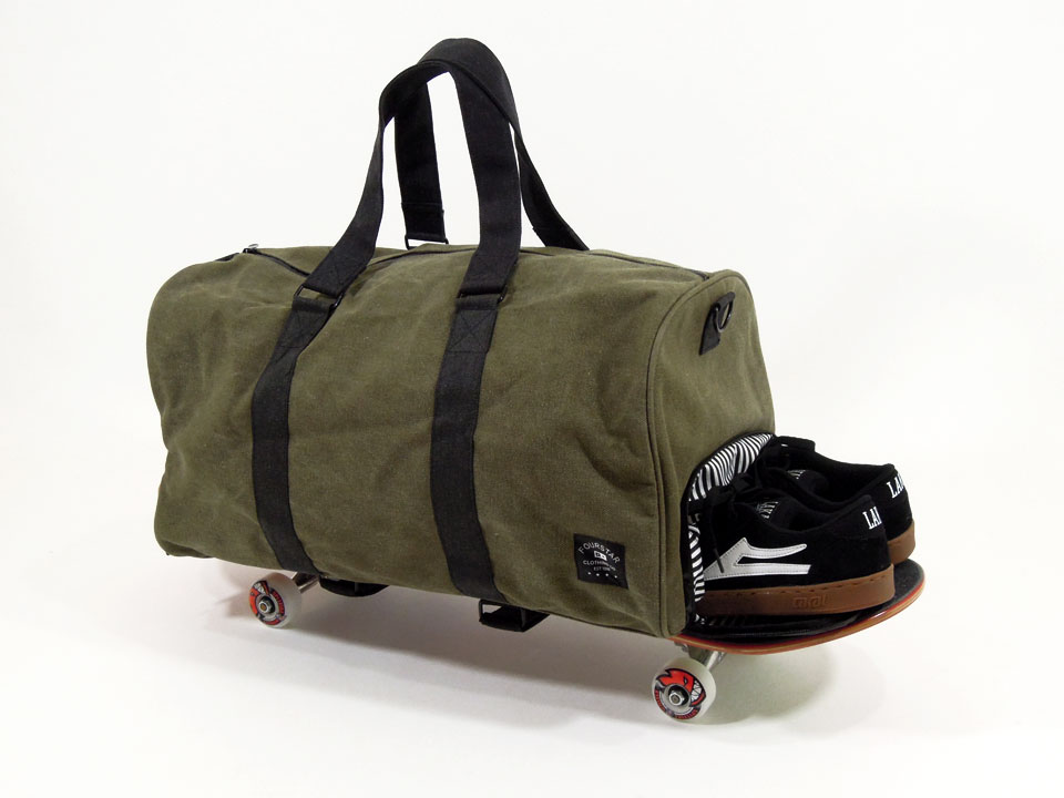 FOURSTAR LABEL DUFFLE BAG | フォースター ラベルダッフルバッグ