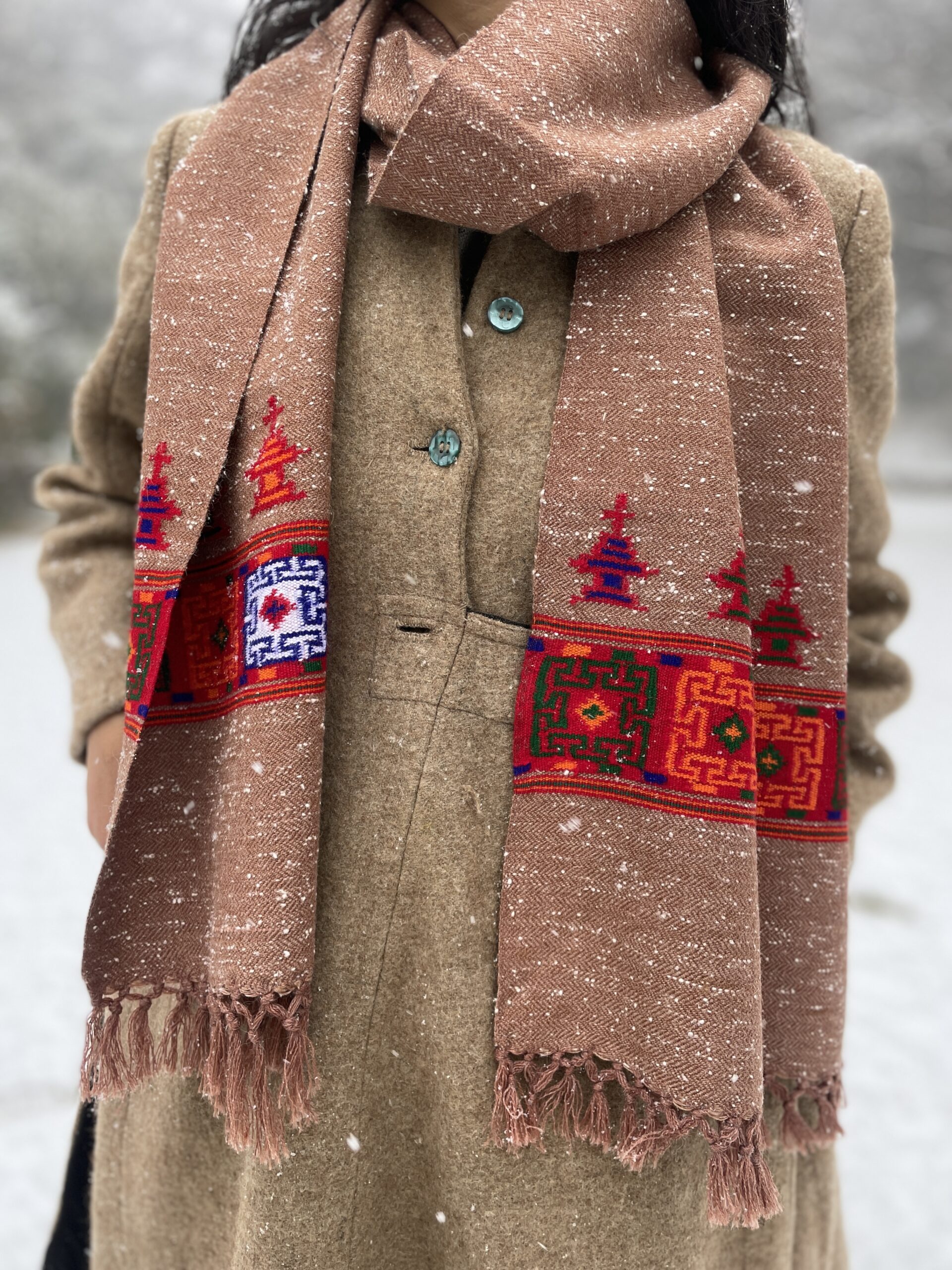 Kinnauri Handwoven Muffler – Himflavours