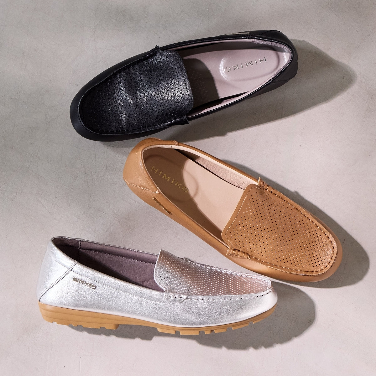 SALE】パンチングレザーモカシン/651114