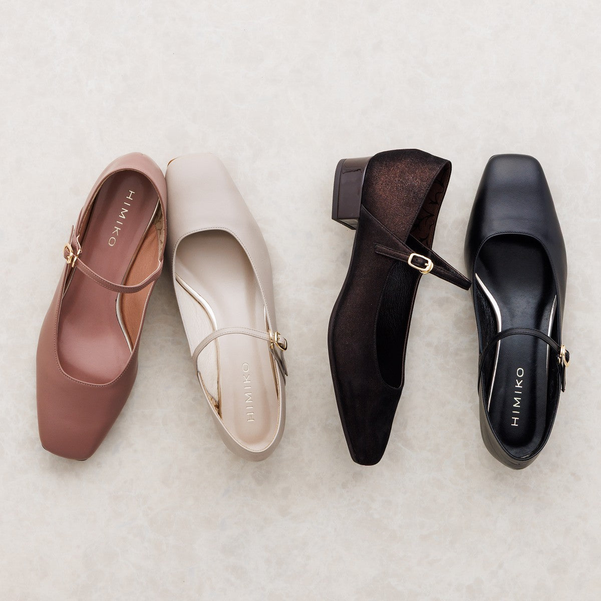 26SS新色】スクエアトゥメリージェーンパンプス/651111