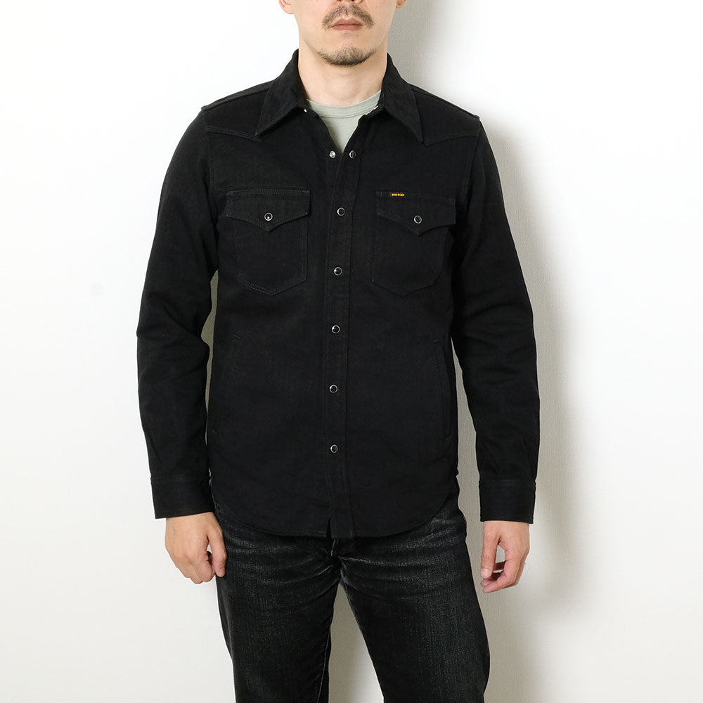 IRON HEART - HERRINGBONE C.P.O SHIRT - IHSH-410 – HINOYA Online Store