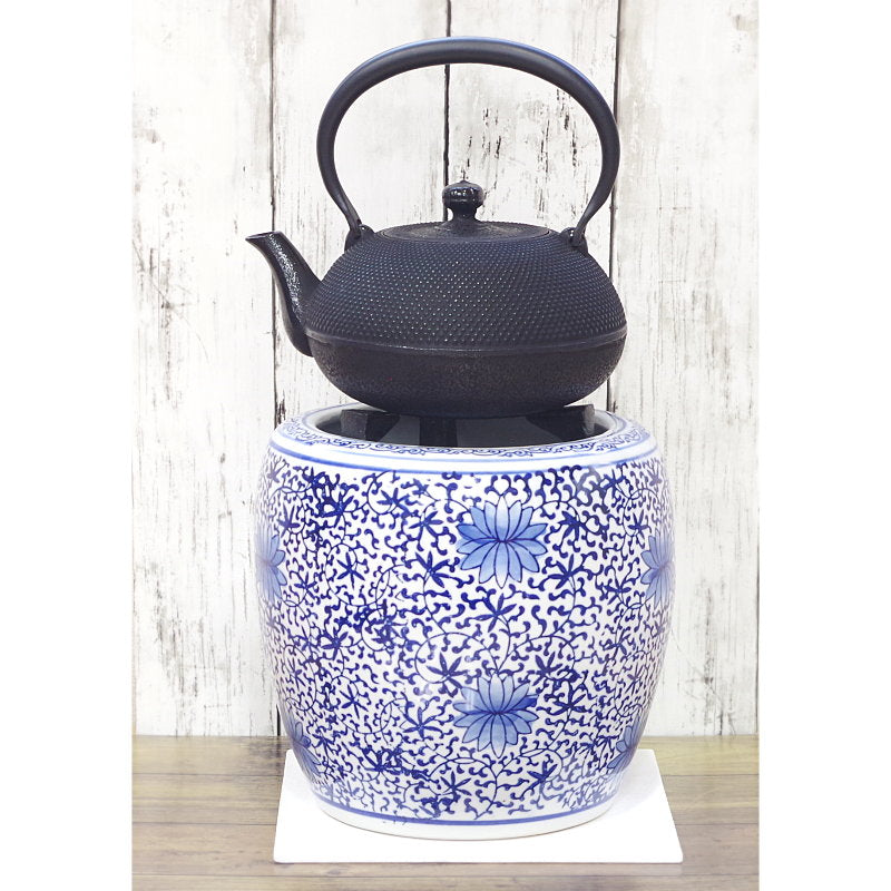 新品 手あぶり火鉢（深底） セット 大花 – 【火鉢専門通販ショップ