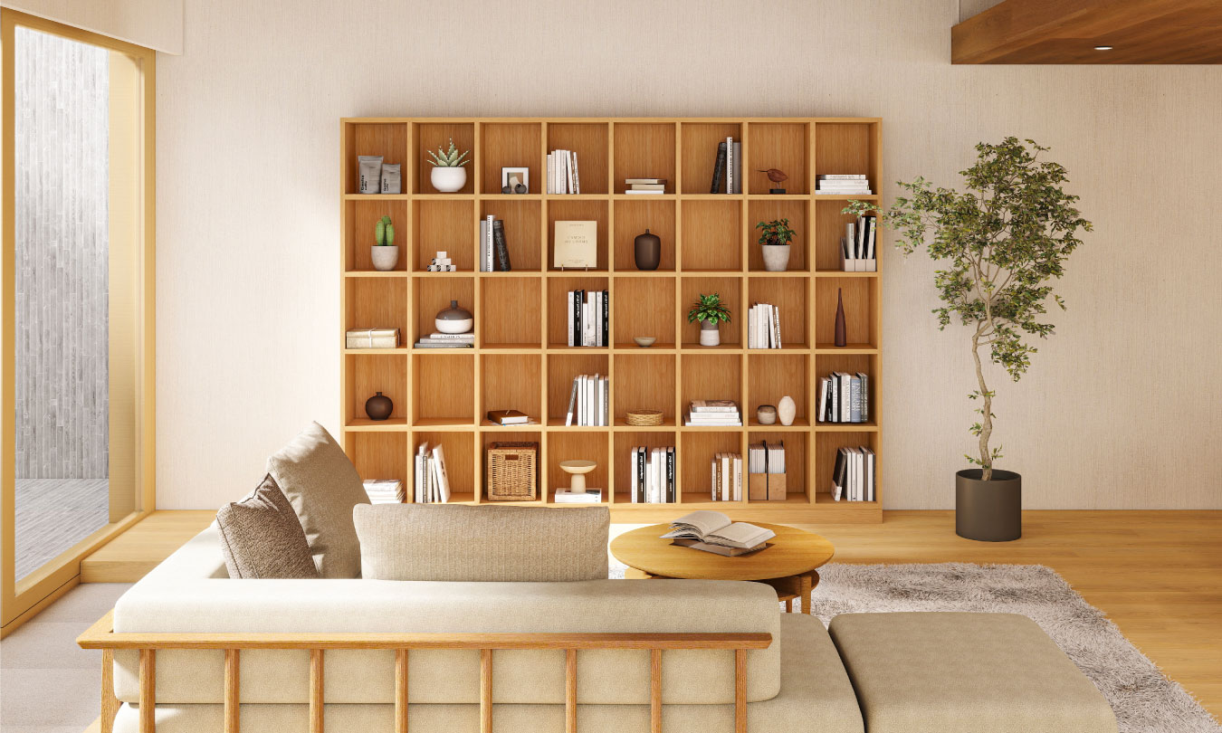 Solid Home Library 書棚オーダーシステム | 飛騨産業株式会社【公式