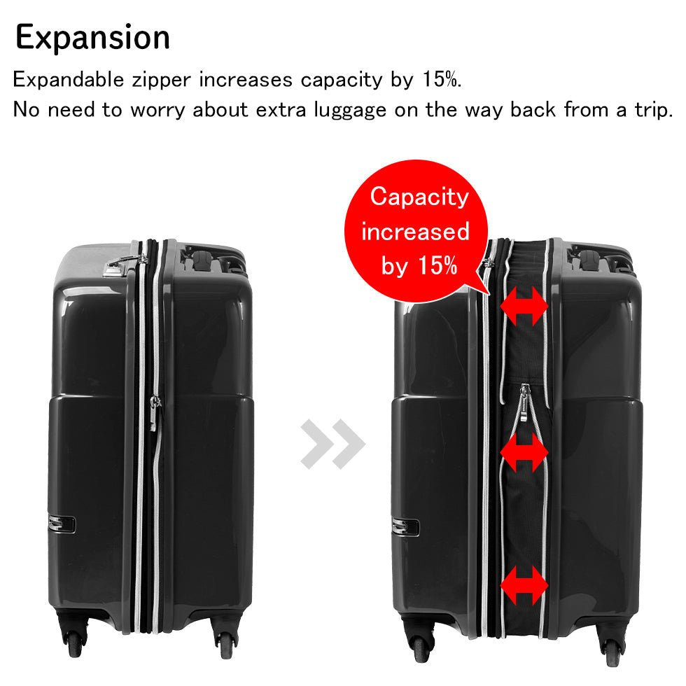 MAX CABIN EX 42L (expanded 48L) 2-3 nights carry-on size | HIDEO