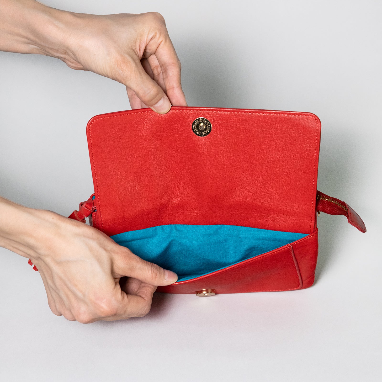 お財布バッグ 草原を逃げるボリス（RD) – ボリス雑貨店