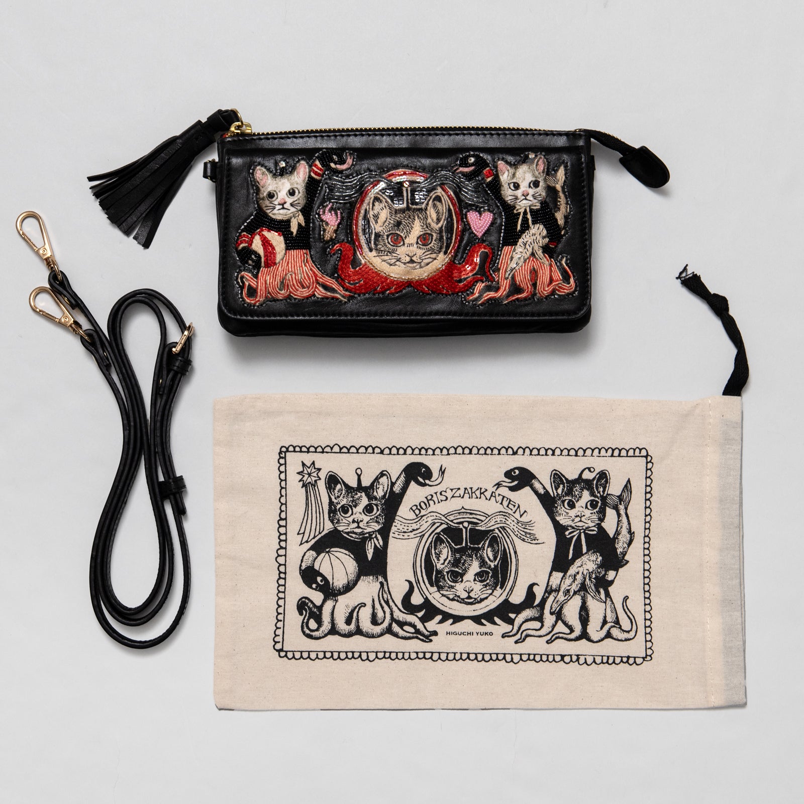 お財布バッグ GUSTAVE（BK) – ボリス雑貨店