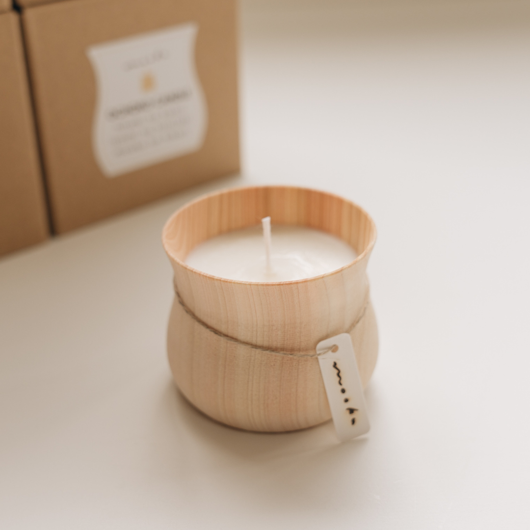mooku】OCHOKO CANDLE おちょこキャンドル | HIGH FOREST | ひのきの