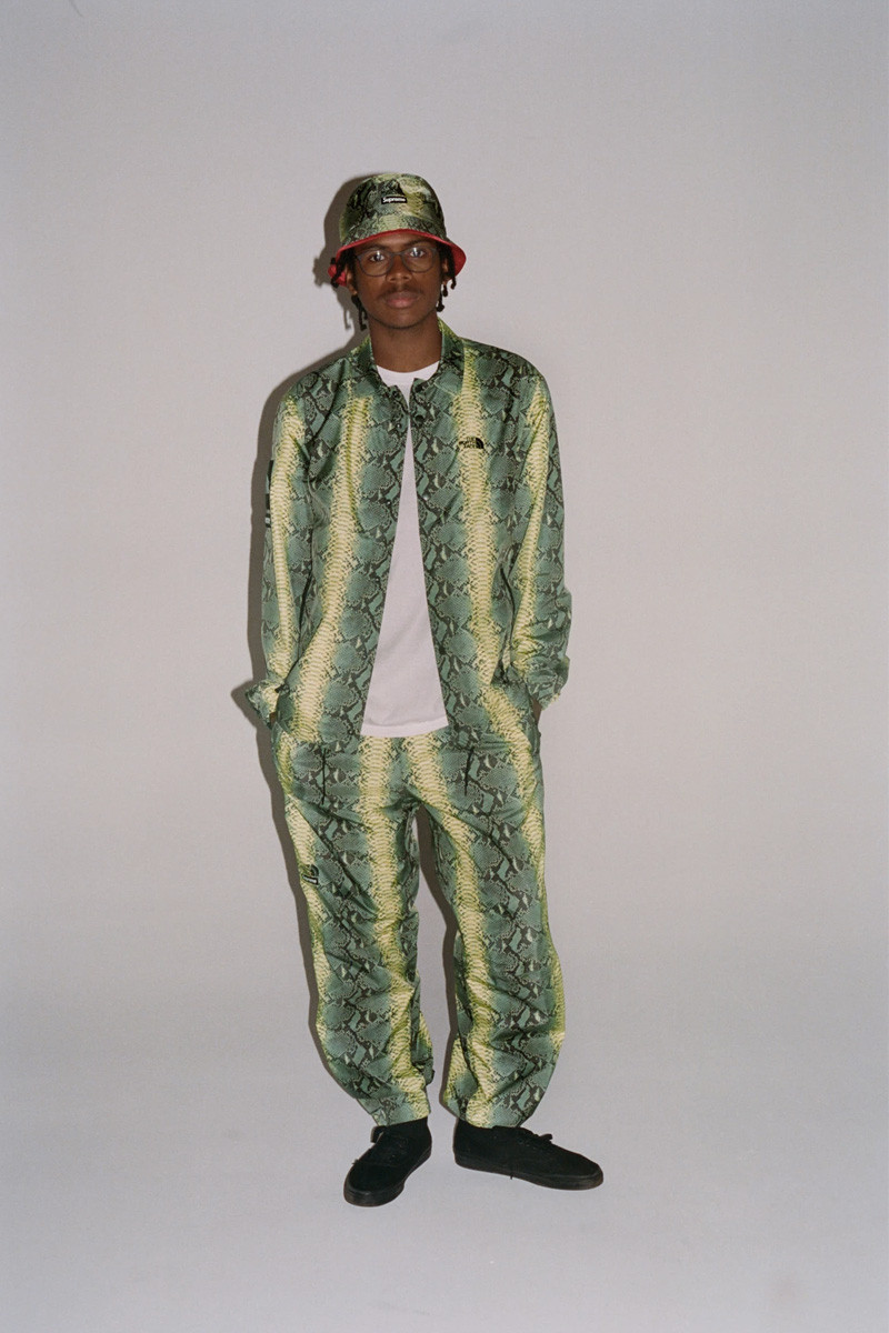 シュプリーム x ザ・ノース・フェイスの最新コラボは“スネークプリント