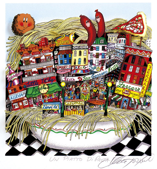 アメリカ人3Dアート作家 チャールズ・ファジーノが描く「イタリアの