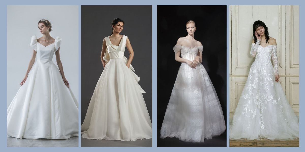 Aラインドレス】王道も！ モードも！ イメージ自在のウエディング