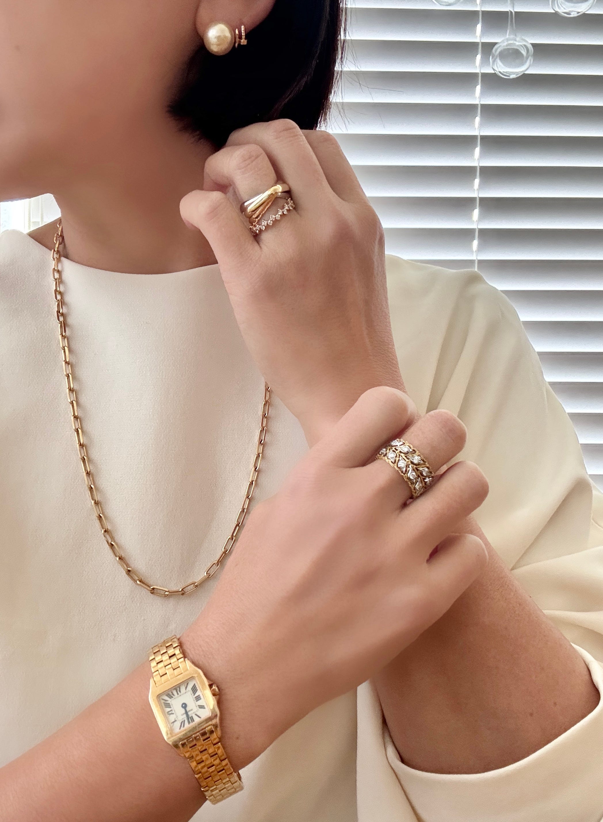 カルティエのチェーンネックレス「サントス ドゥ カルティエ」は一生