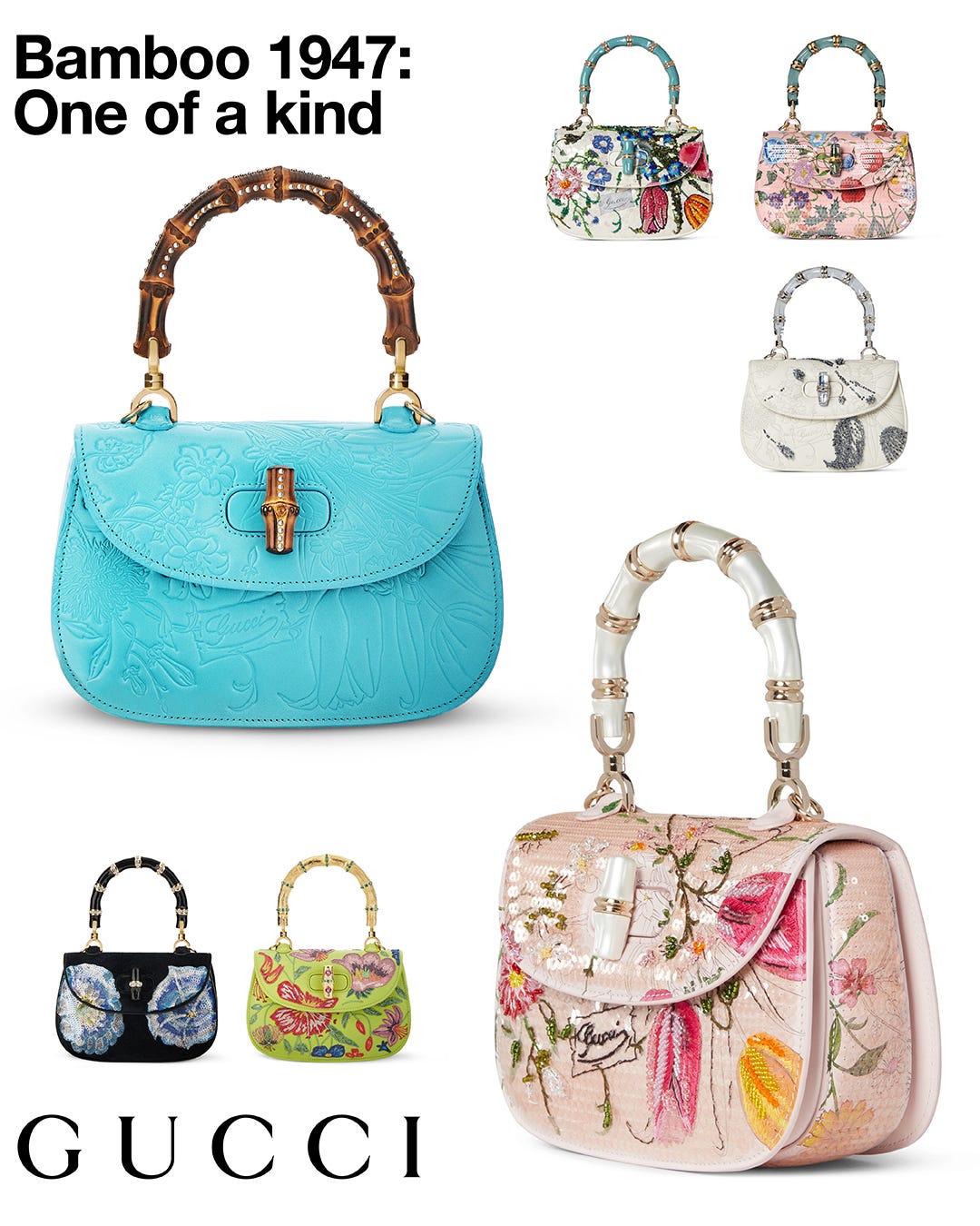 世界に一つだけ。「グッチ」のアイコンバッグ、”バンブー 1947”を日本
