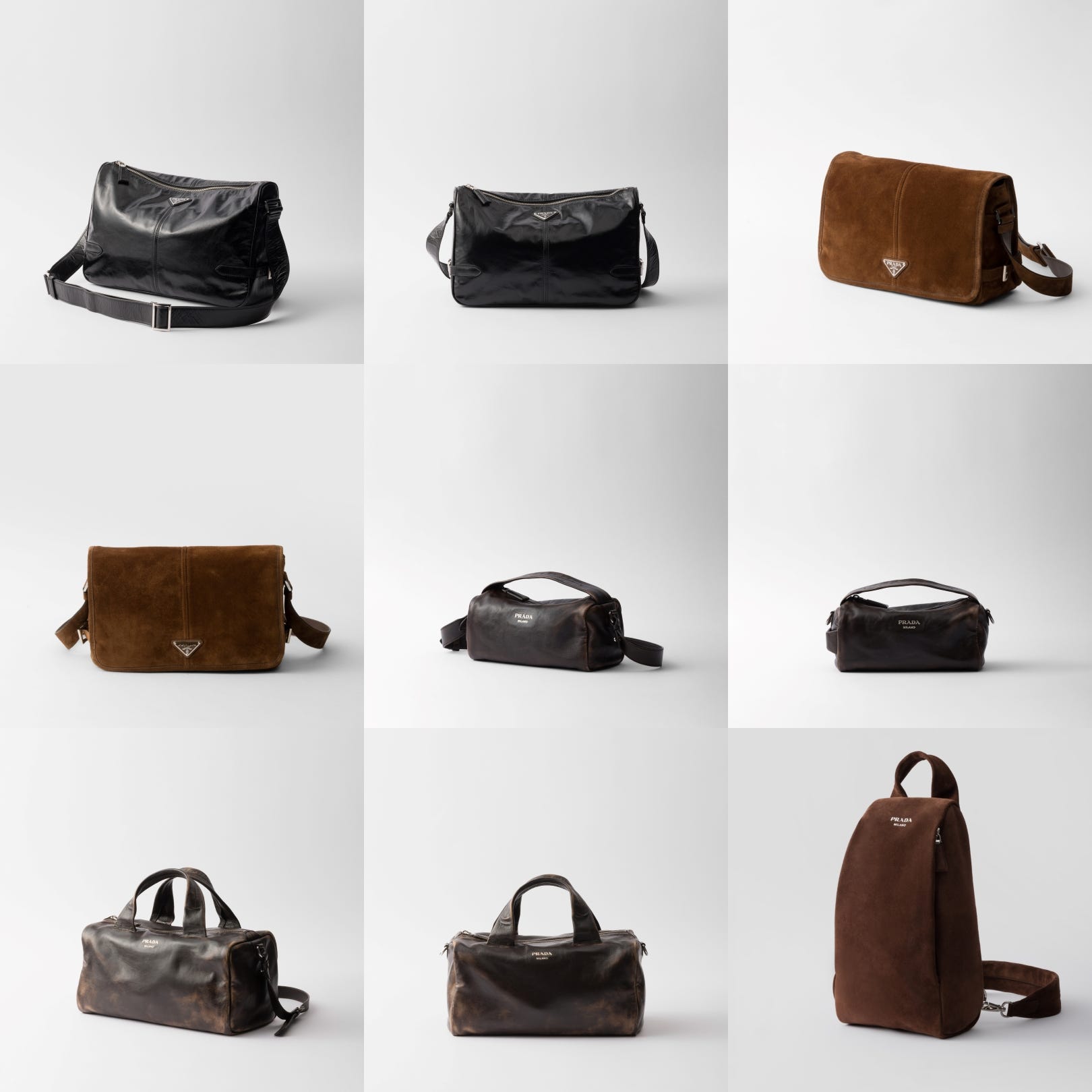 2025年春夏】プラダの新作ショルダーバッグ5選。レザーを使った