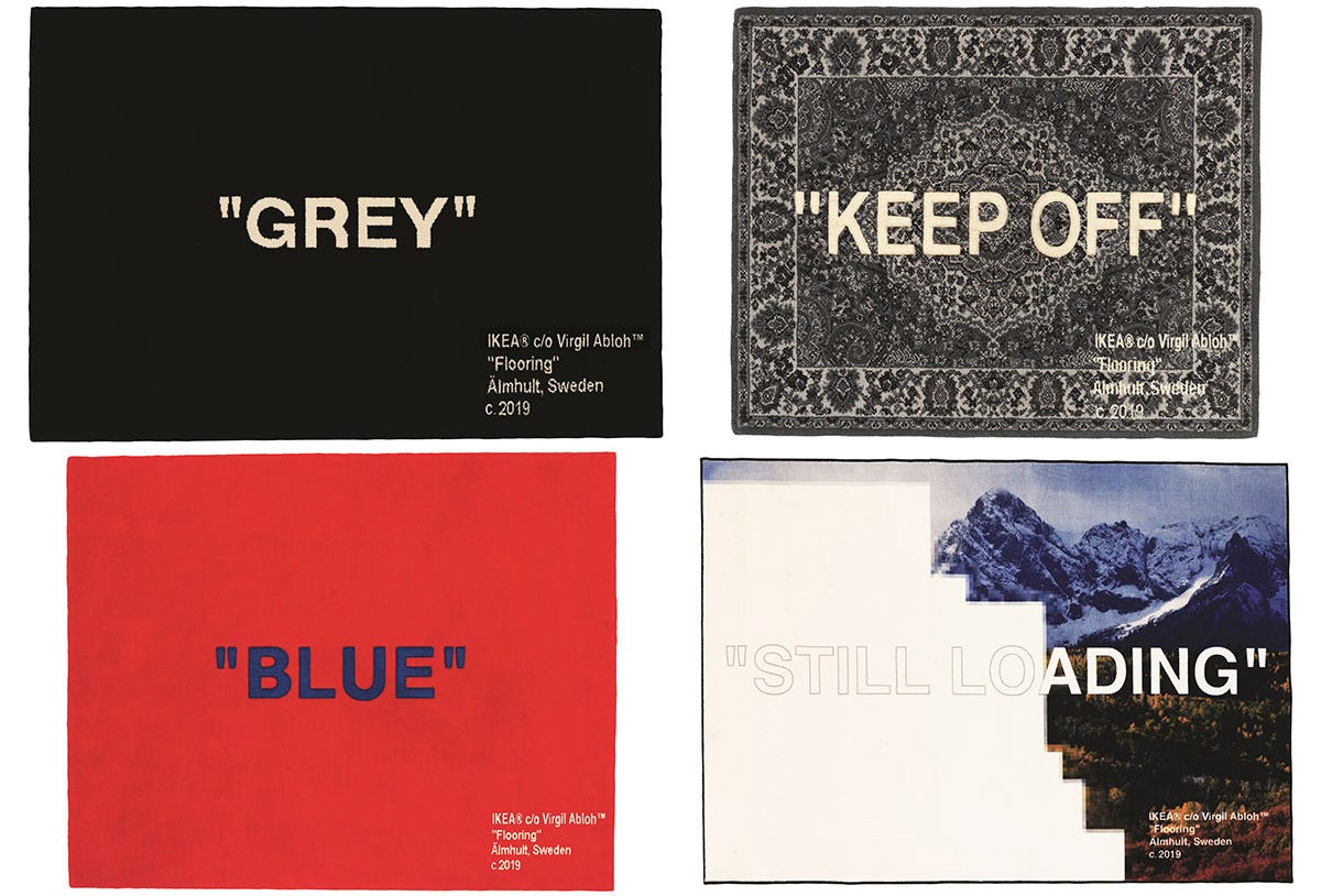 IKEA × ヴァージル・アブローの限定ラグは完売必至！