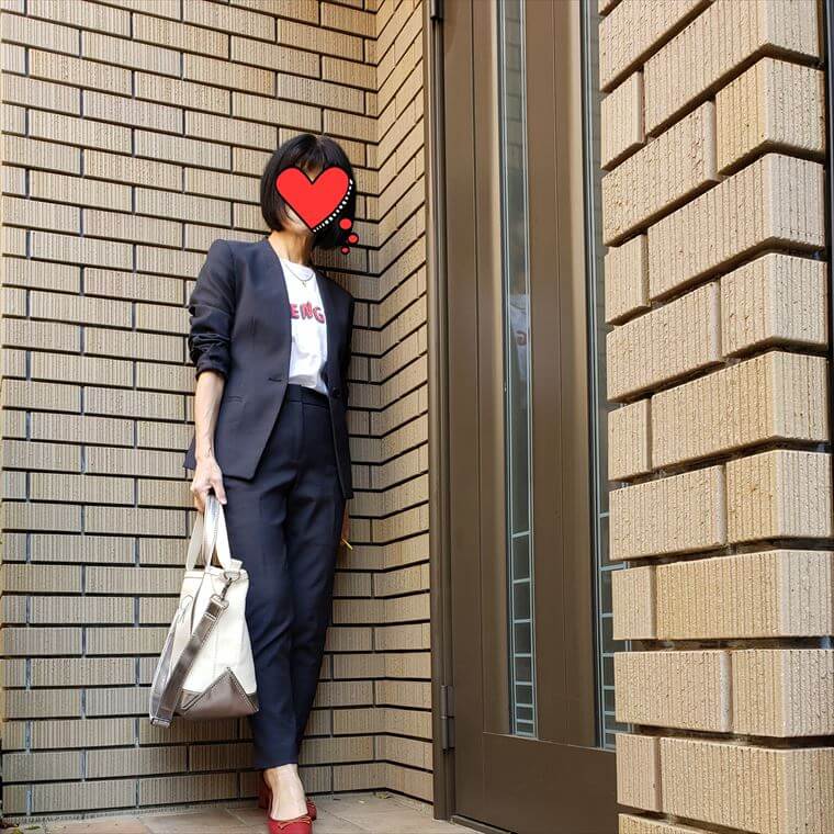 プラステ リネンブレンド ストレッチ カラーレス ジャケット パンツ