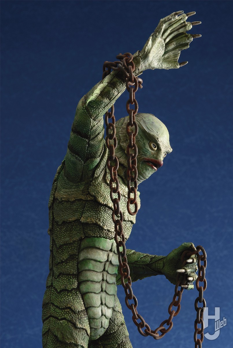 半魚人ギルマン」がエクスプラスよりプラキット化！ カラースチールを