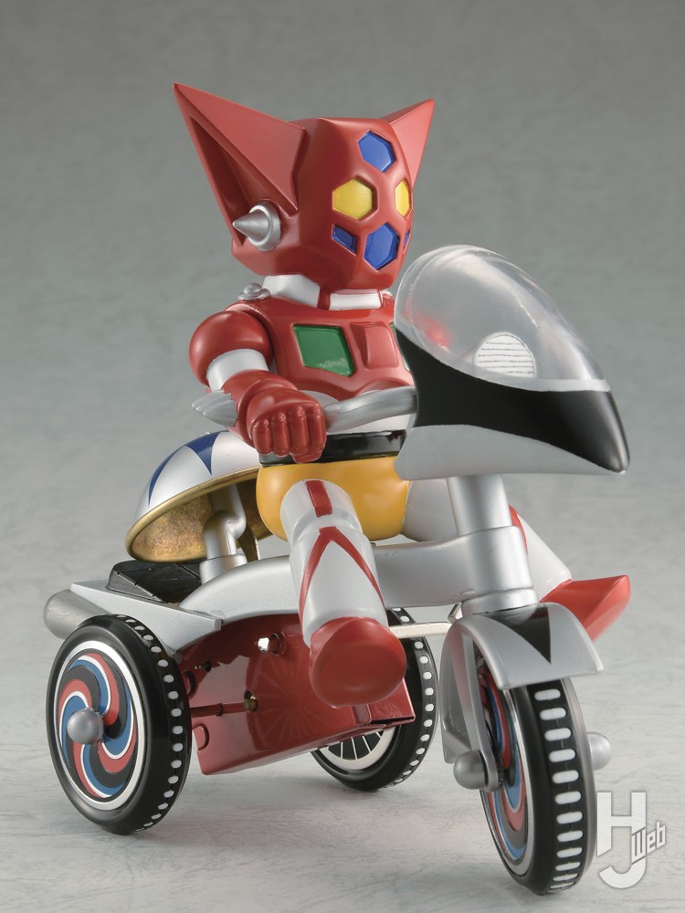 ゼンマイ式「EX三輪車」シリーズに『ゲッターロボ』が参戦。ゲッター1
