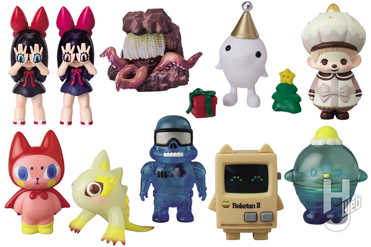 VAGシリーズ「モンチッチ-HAPPY GIFT BOX-」や「BAD MEAW(OG)」など