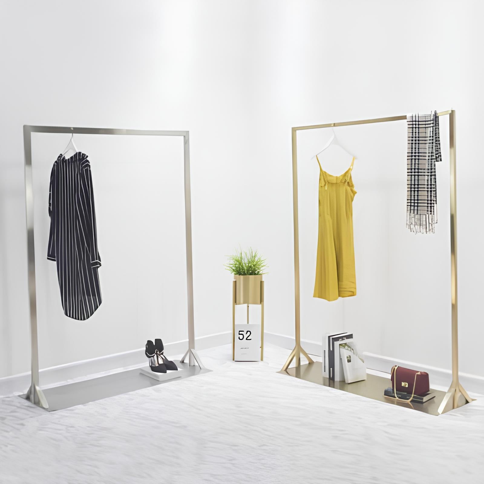 メタルハンガーラック カスタマイズ仕様で多用途対応 | 店舗什器の通販