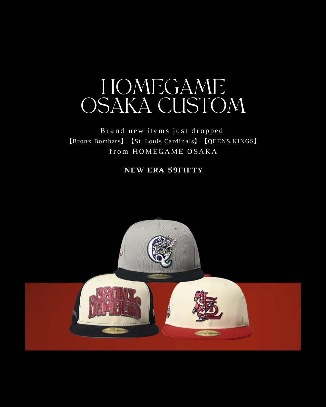 HOMEGAME OSAKAが提案するニューエラ別注キャップが登場！ – HOMEGAME