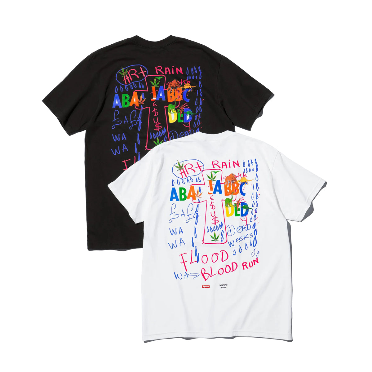 SUPREME シュプリーム Martine Rose Lee Scratch Perry Tee BLACK