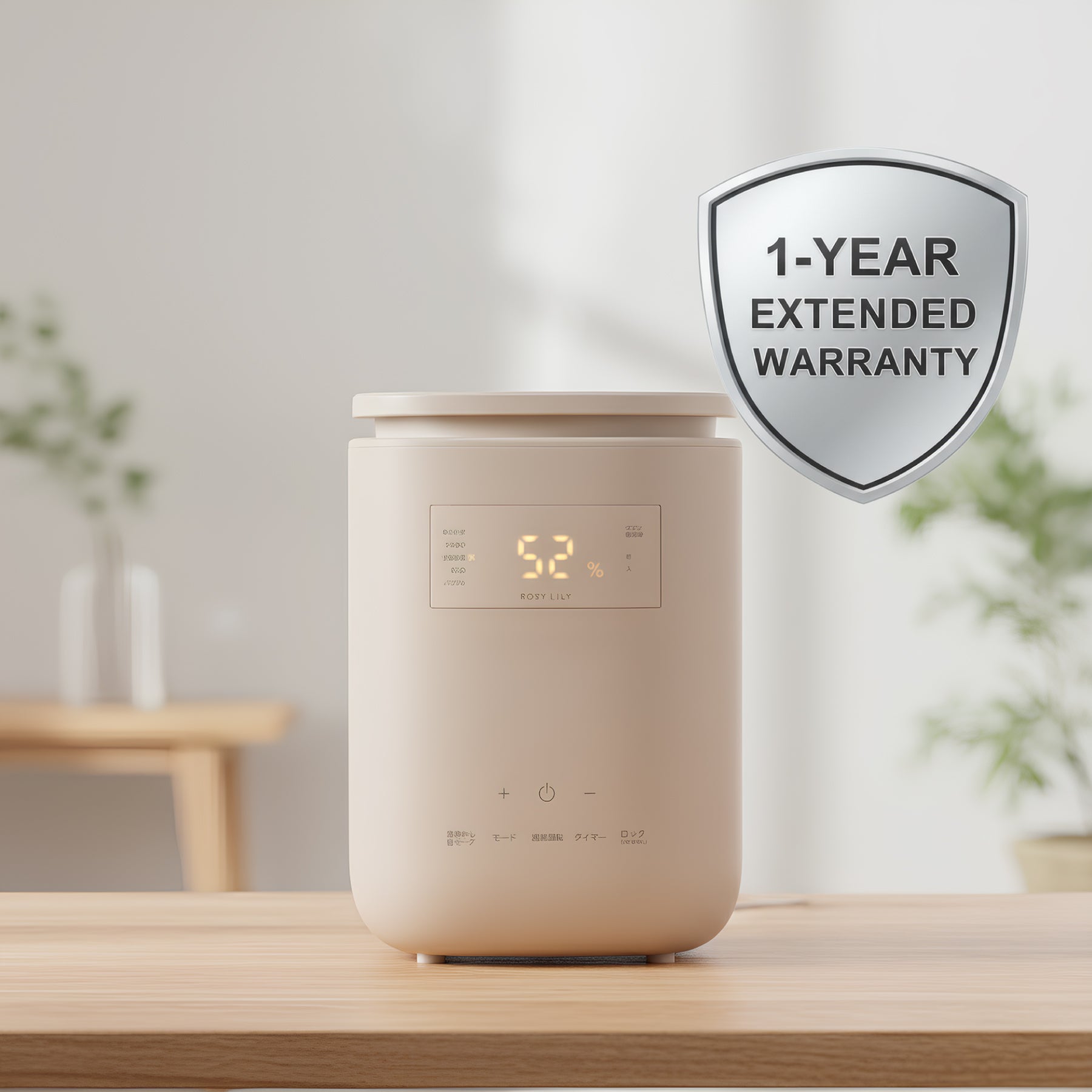 ROSY LILY スチーム加湿器 3L EH30PI 延長保証セット – ROSY LILY - HOME