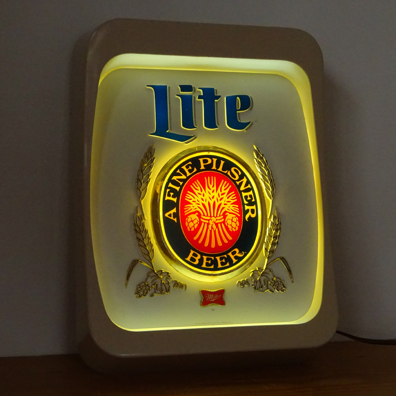 ヴィンテージ ミラー ビール パブ ライト サイン | アンティーク