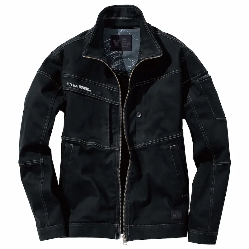 3803ストレッチジャケット - HOOH VILEA 作業着と電動ファン付き快適