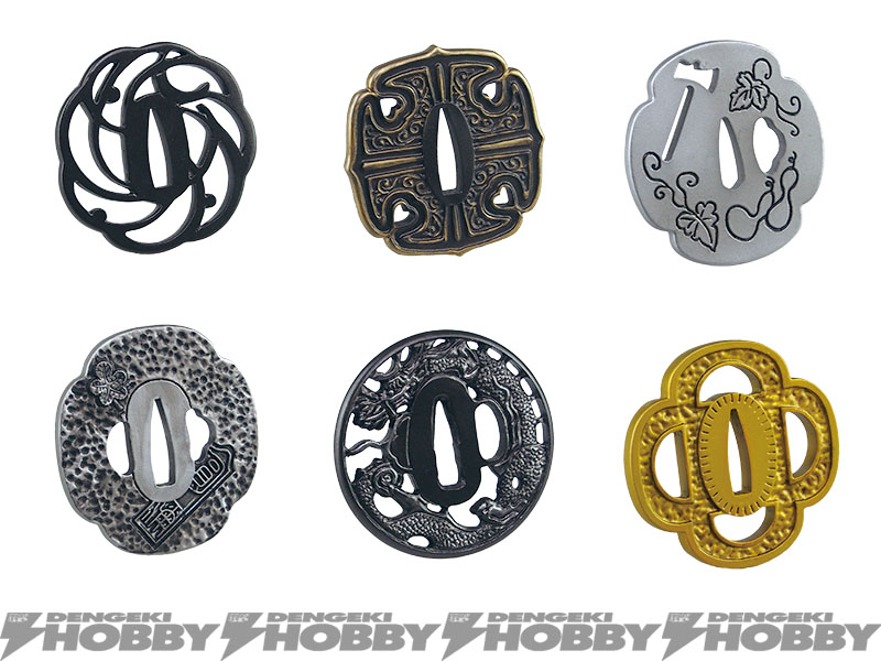 名刀の「鍔（つば）」を再現したカプセルトイの新製品、青島文化教材社