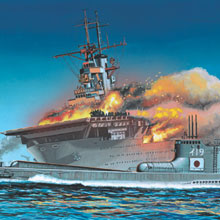 米国の誉れWASP、宿敵・伊-19とともに青島文化教材社より