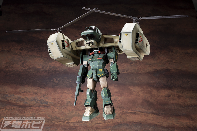 太陽の牙 ダグラム』圧倒的ボリュームのコンバットアーマー輸送ヘリ