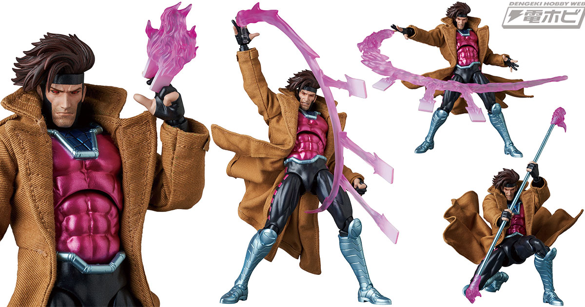 X-MEN』の伊達男・ガンビットが原作コミック版の姿でアクション