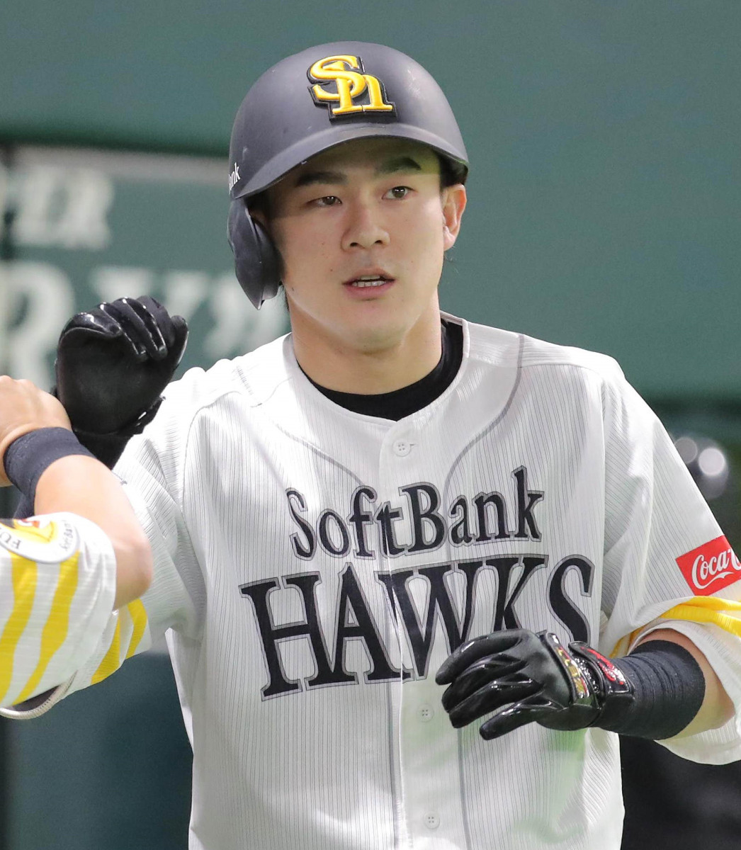 ソフトバンクホークス 牧原大成 #8 バット NPBマーク 支給品 実使用