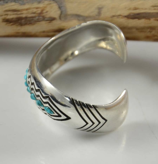 Harvey Begay Navajo Silver Bracelet