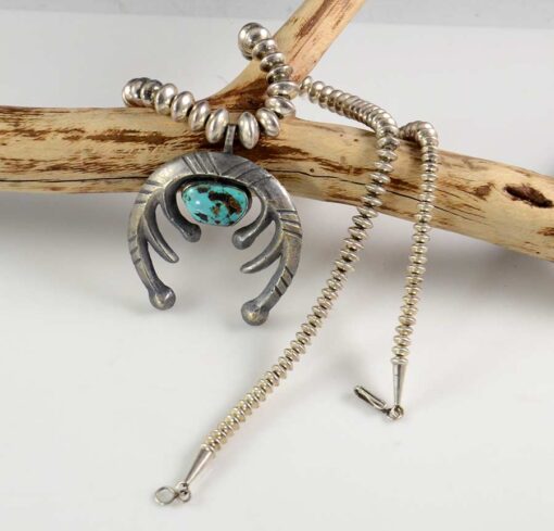 Navajo Silver Bead Naja Necklace | Hoel's Sedona | Silver Navajo