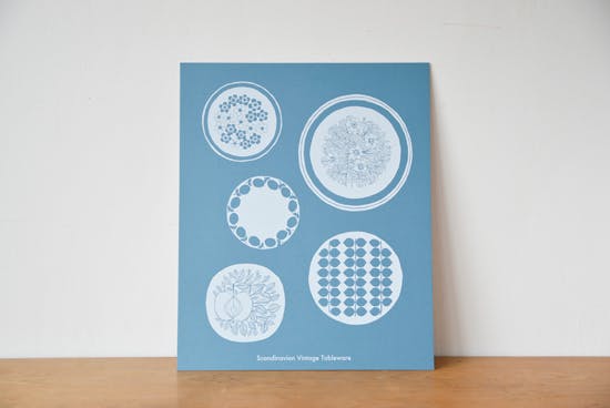 北欧、暮らしの道具店 6周年記念オリジナルポスター「北欧のかご