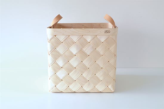 Verso Design/ヴェルソデザインの白樺バスケットで北欧スタイルの