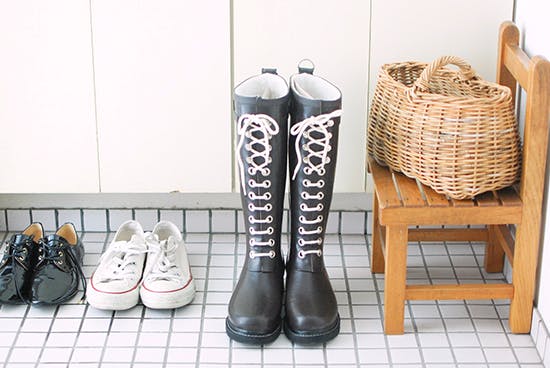 取扱い終了】イルセ・ヤコブセン/ラバーブーツ（ロング）/ブラウン