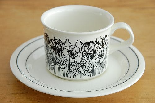 ARABIA/アラビア/Krokus/クロッカス/コーヒーカップ＆ソーサー - 北欧