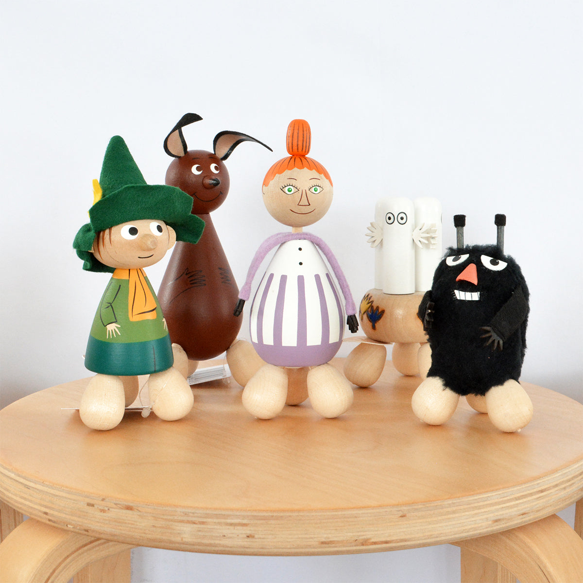 Moomin ムーミン Puulelut プーレルット 木製手描き人形 つぼ押し