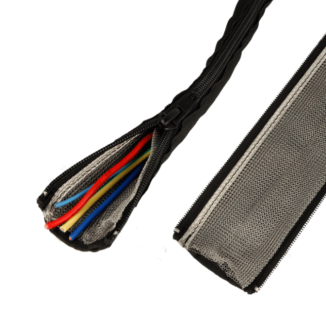 Shielded wrap zipper | Holland Shielding Systems BV