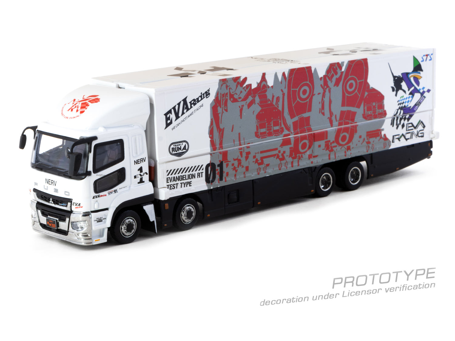 Preorder] Tarmac Works 1:64 Mitsubishi Fuso Super Great EVA Racing