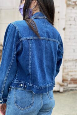 00s Rhinestone Denim Jacket – M/L → Hotbox Vintage