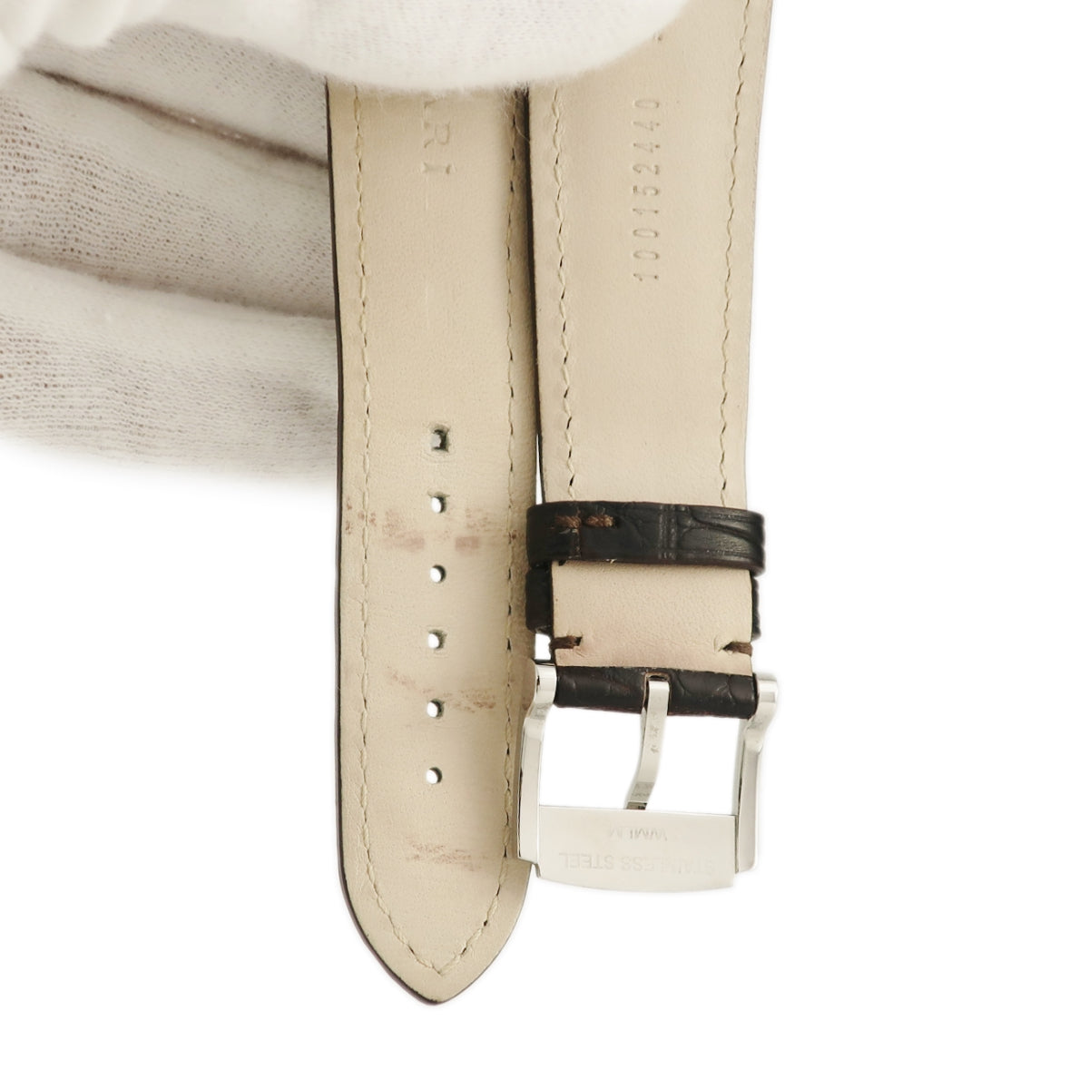 ブルガリ BVLGARI 純正 オクトローマ（OC41S）用クロコバンド Mサイズ