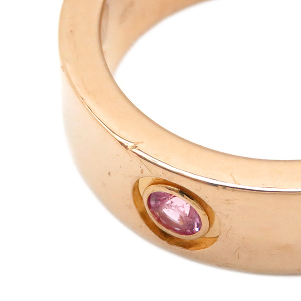 カルティエ Cartier ラブリング フル ピンクサファイア ピンクゴールド
