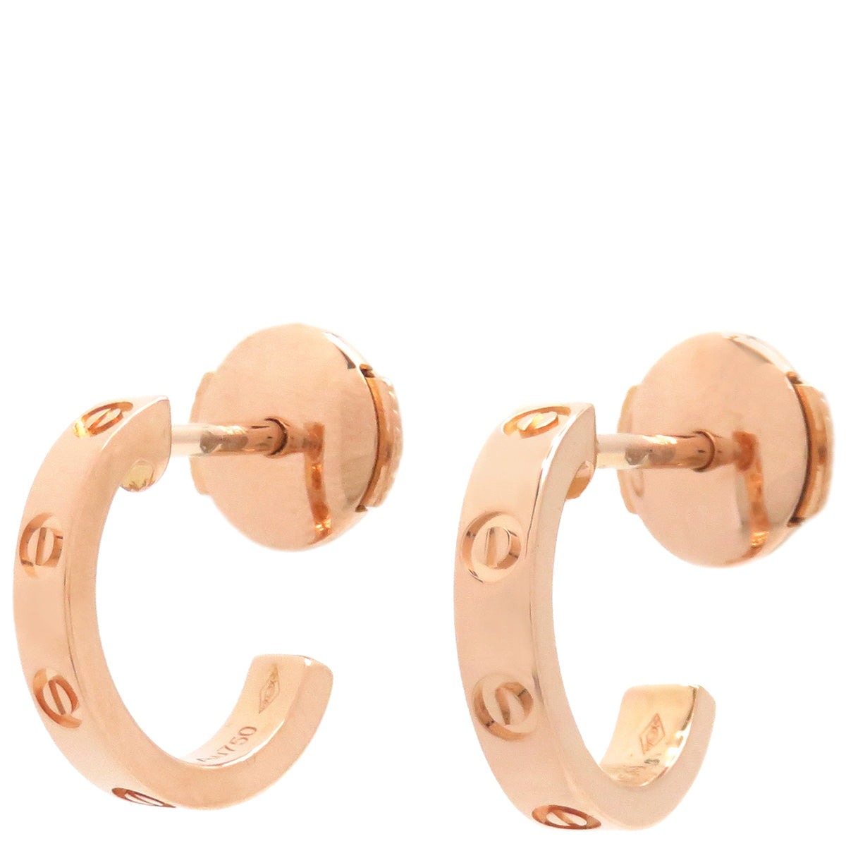 カルティエ Cartier ラブ LOVE フープピアス SM ミニラブ B8029000